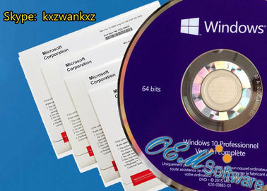 Пакет выигрыша 10 ДВД бита активации 64 розничного ключевого пакета ОЭМ Виндовс 10 Про онлайн