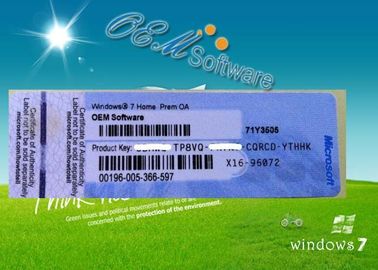 Coa Windows 7 битов активации 64 профессионального ключа продукта онлайн