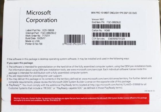 Лицензия активации первоначального ключа продукта Windows 10 компьютера онлайн