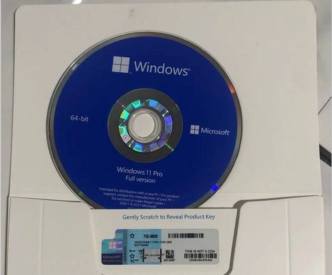Загерметизированная коробка пакета OEM ключа активации Windows 11 Pro с ключевой полной версией