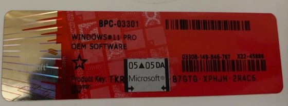 Multi стикер Coa выигрыша 11 ключа активации Windows 11 языка Pro Pro