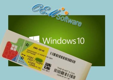 Ключ продукта ПК для лицензии коробки OEM стикера Coa Windows 10 Pro