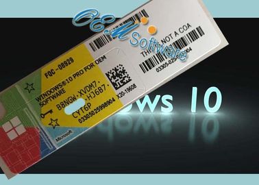 Ключ лицензии профессионала Виндовс 10 кода цифров, стикер Коа ОЭМ Виндовс 10 Про