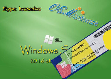 Пакет OEM загерметизировал ключ стандарта сервера 2016 Windows коробки DVD
