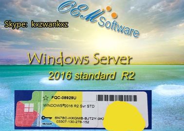 Уменьшите лицензию стикера Коа программного обеспечения ОЭМ Р2 сервера 2016 Виндовс пакета стандартную ключевую