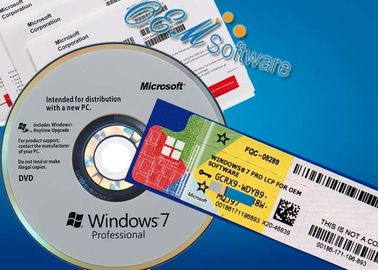 Коробка Windows 7 языка COA DVD Multi профессиональная