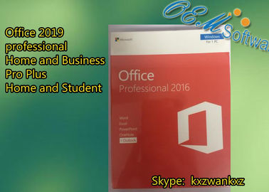 Офис 2016 PKC оригинала Pro плюс связывая коробка ключа 5Pc ключевая Dvd