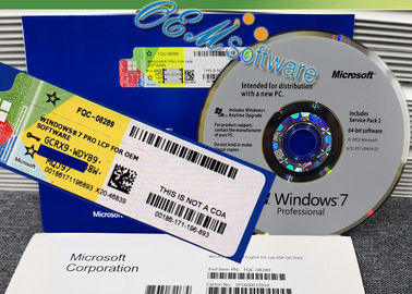 Активация профессиональной коробки Windows 7 пакета OEM COA Dvd онлайн