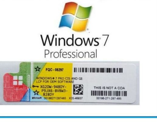 Неподдельные Coa Windows 7 ключа OEM стикера Coa Windows 7 домашний наградной