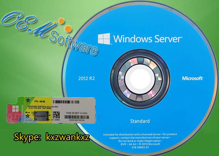 Стандарт сервера 2012 Виндовс пакета ОЭМ/лицензия ОЭМ Р2 сервера 2012 Виндовс