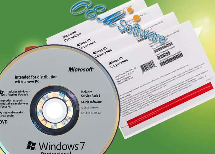 Глобальные коробка COA Windows 7 активации DVD домашняя наградная