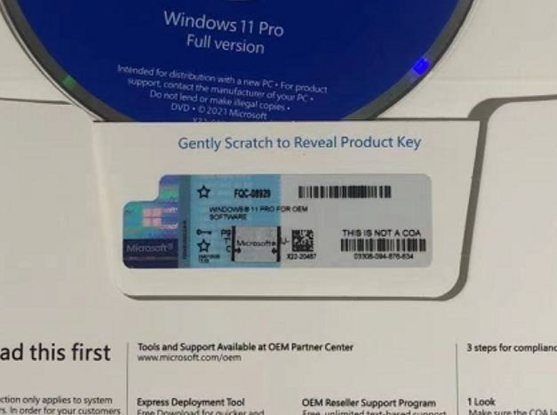 Активация Windows ключ 11 стикера Coa онлайн Pro/домашний лицензии
